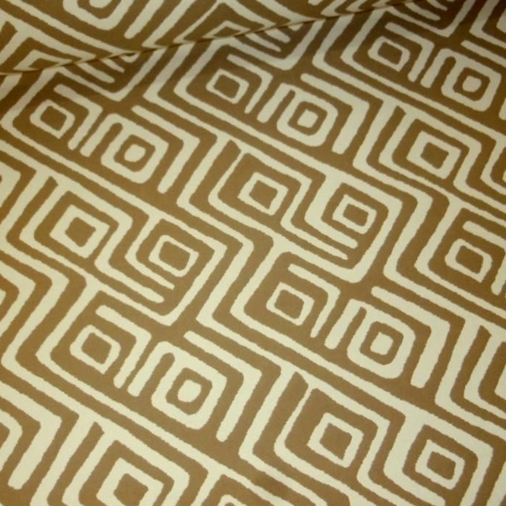 OUTDOOR Jabari color Sand Greek Key 🔑 Fabric